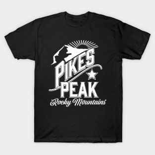 Pikes Peak rocky mountains T-Shirt